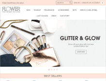 Tablet Screenshot of flowerbeauty.com